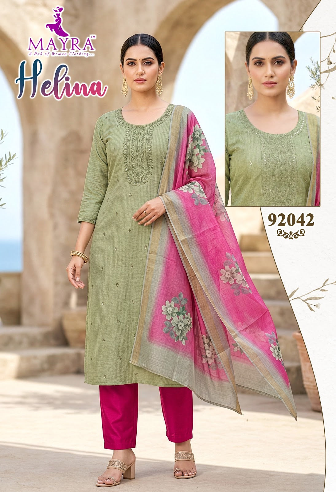 Helina Mayra Berlin Readymade Pant Style Suits Wholesaler India