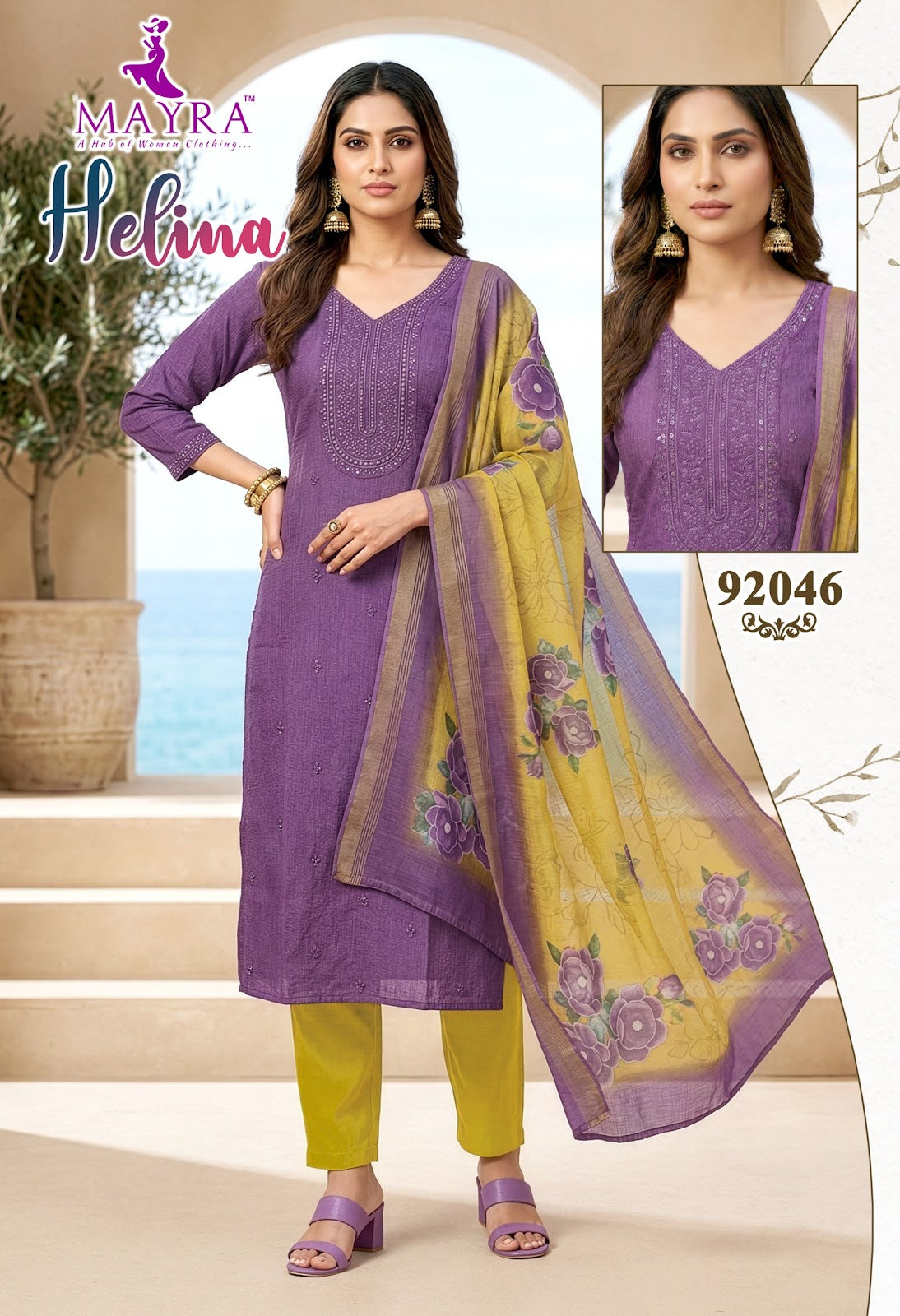 Helina Mayra Berlin Readymade Pant Style Suits Wholesaler India