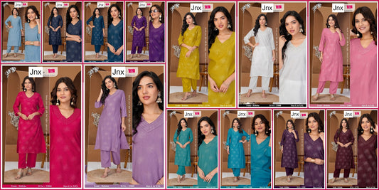 Helisha 0106 Jnx Kurti Pant Set Wholesaler Gujarat
