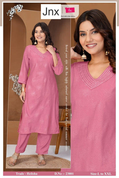 Helisha 0106 Jnx Kurti Pant Set Wholesaler Gujarat