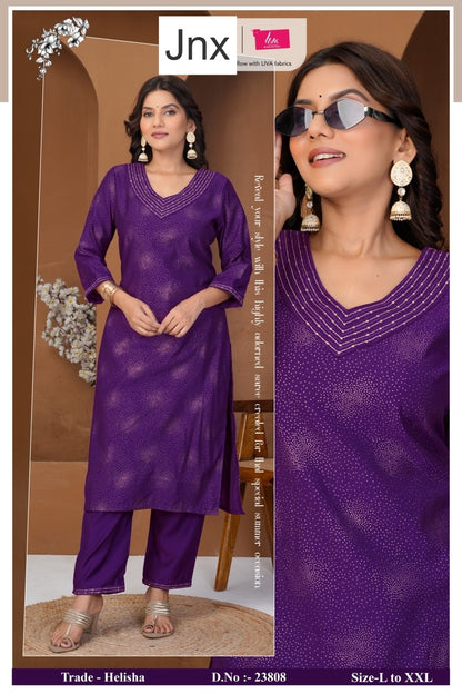 Helisha 0106 Jnx Kurti Pant Set Wholesaler Gujarat
