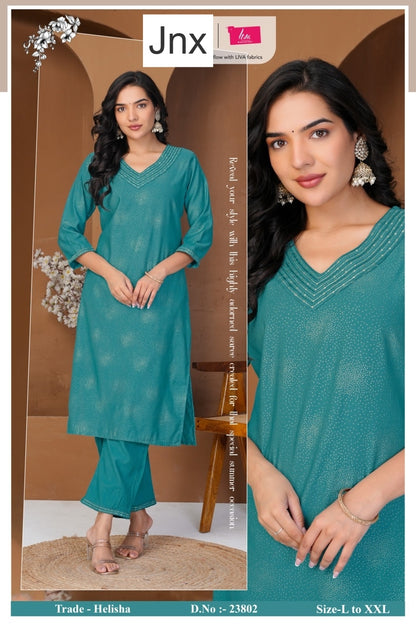 Helisha 0106 Jnx Kurti Pant Set Wholesaler Gujarat