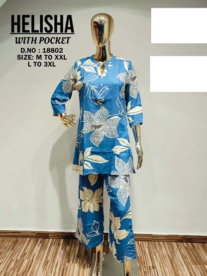 Helisha Jnx Reyon Co Ord Set Wholesale Rate