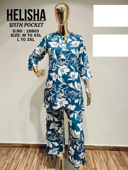 Helisha Jnx Reyon Co Ord Set Wholesale Rate