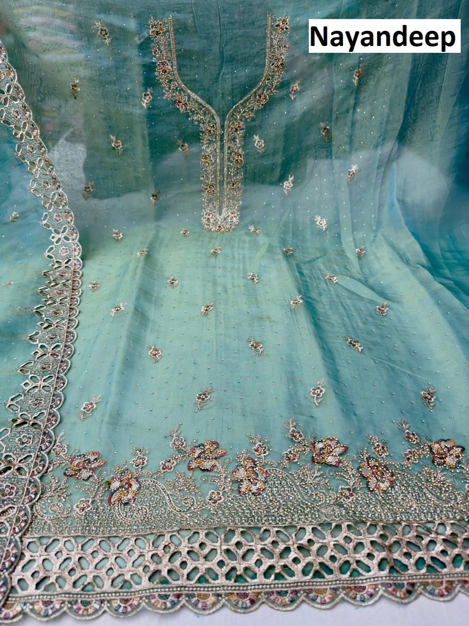 Helly Nayandeep Silk Salwar Suits Wholesale