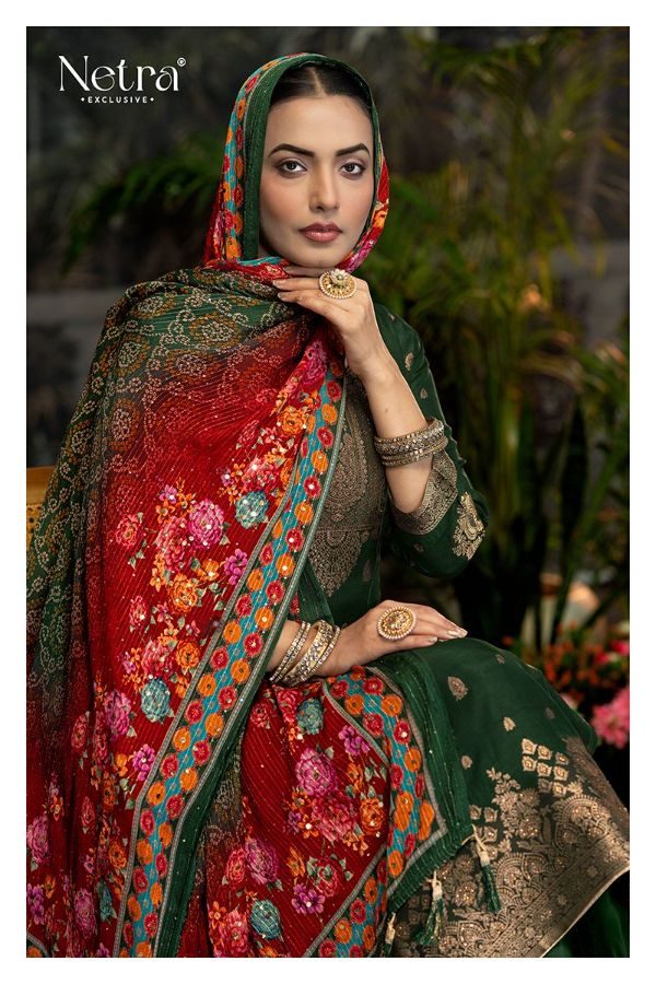 Hema Netra Swarovski Plazzo Style Suits Exporter Gujarat