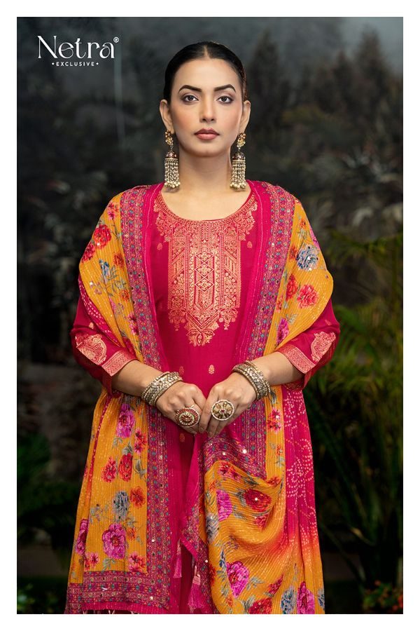 Hema Netra Swarovski Plazzo Style Suits Exporter Gujarat