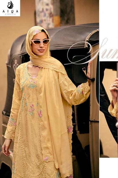 Hemline Aiqa Muslin Silk Pant Style Suits Wholesaler Gujarat