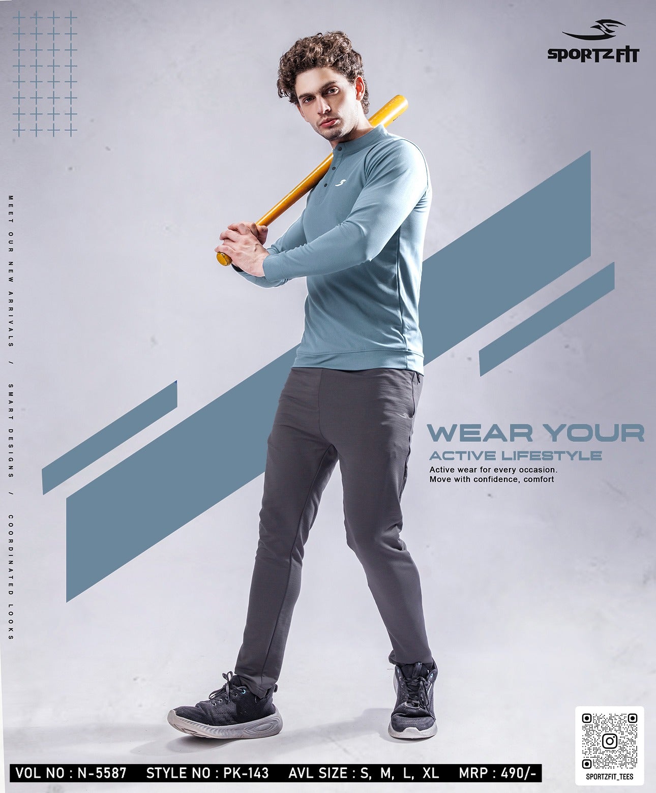 Henley Neck Vol 5587 Sportz Fit Pk Mens Tshirts Supplier Ahmedabad