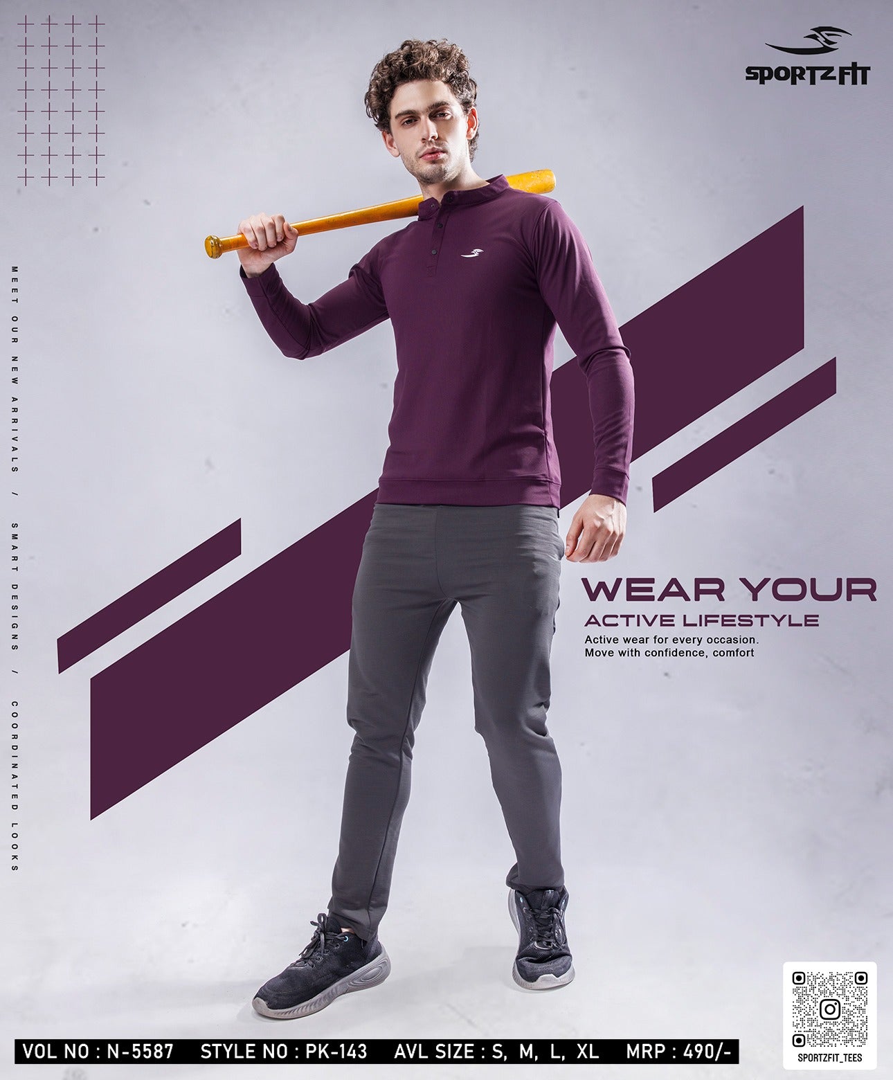 Henley Neck Vol 5587 Sportz Fit Pk Mens Tshirts Supplier Ahmedabad