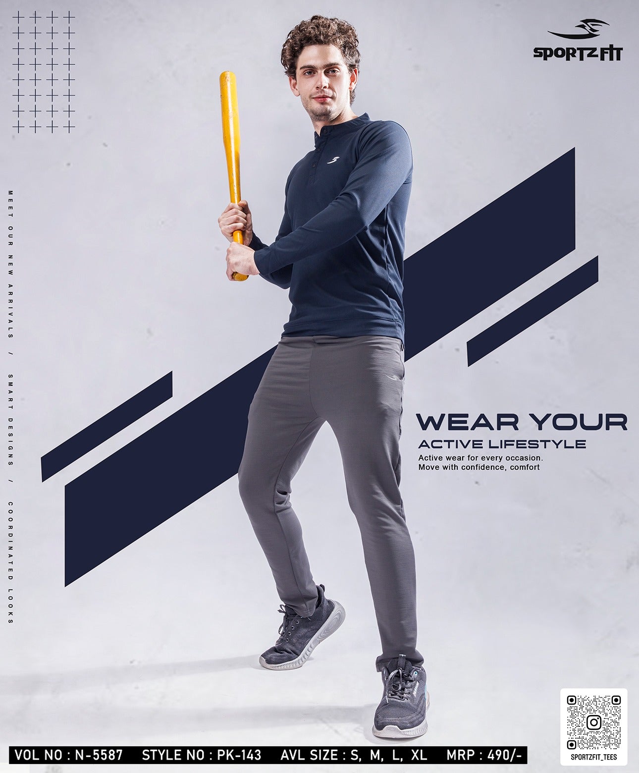 Henley Neck Vol 5587 Sportz Fit Pk Mens Tshirts Supplier Ahmedabad