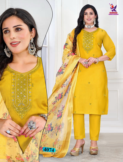 Her Way 2 Mlm Kalash Lifestyle Rayon 17Kg Readymade Pant Style Suits Exporter Gujarat