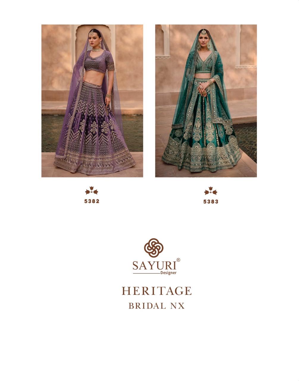 Heritage Bridal Nx Sayuri Velvet Readymade Lehenga Choli Exporter Gujarat