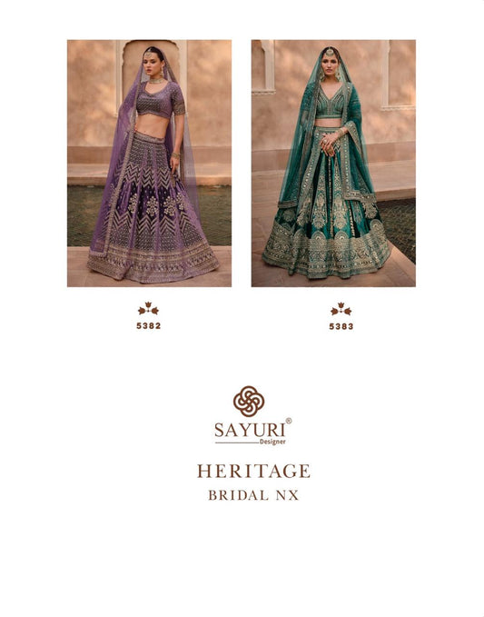 Heritage Bridal Nx Sayuri Velvet Readymade Lehenga Choli Exporter Gujarat