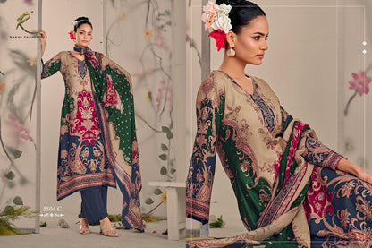 Heritage Of Cool Rakhi Fashion Pashmina Suits Wholesale