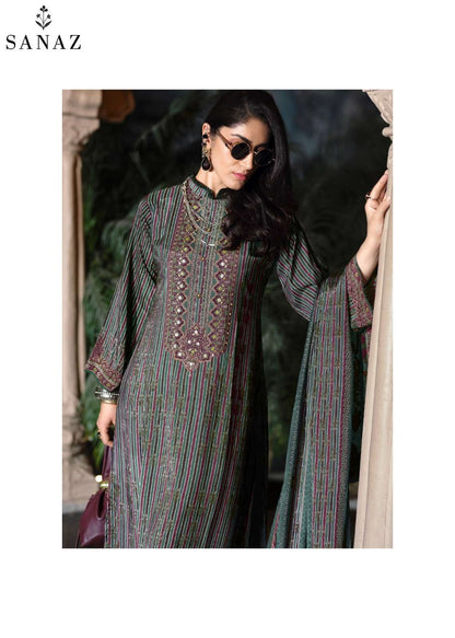 Heritage Sanaz Viscose Muslin Pant Style Suits Supplier India