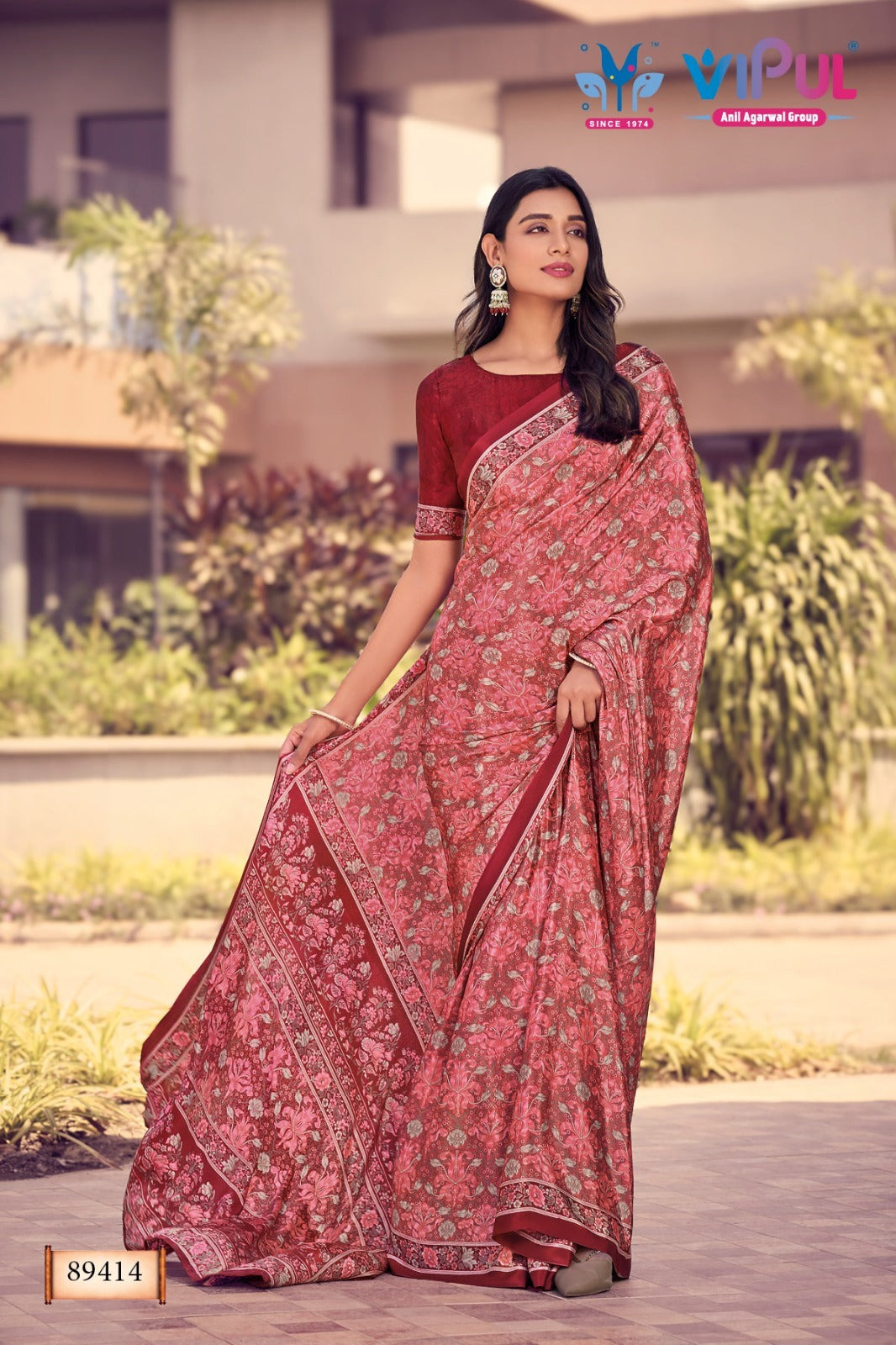 Heritage Silk Vol 12 Vipul Sarees Supplier Gujarat