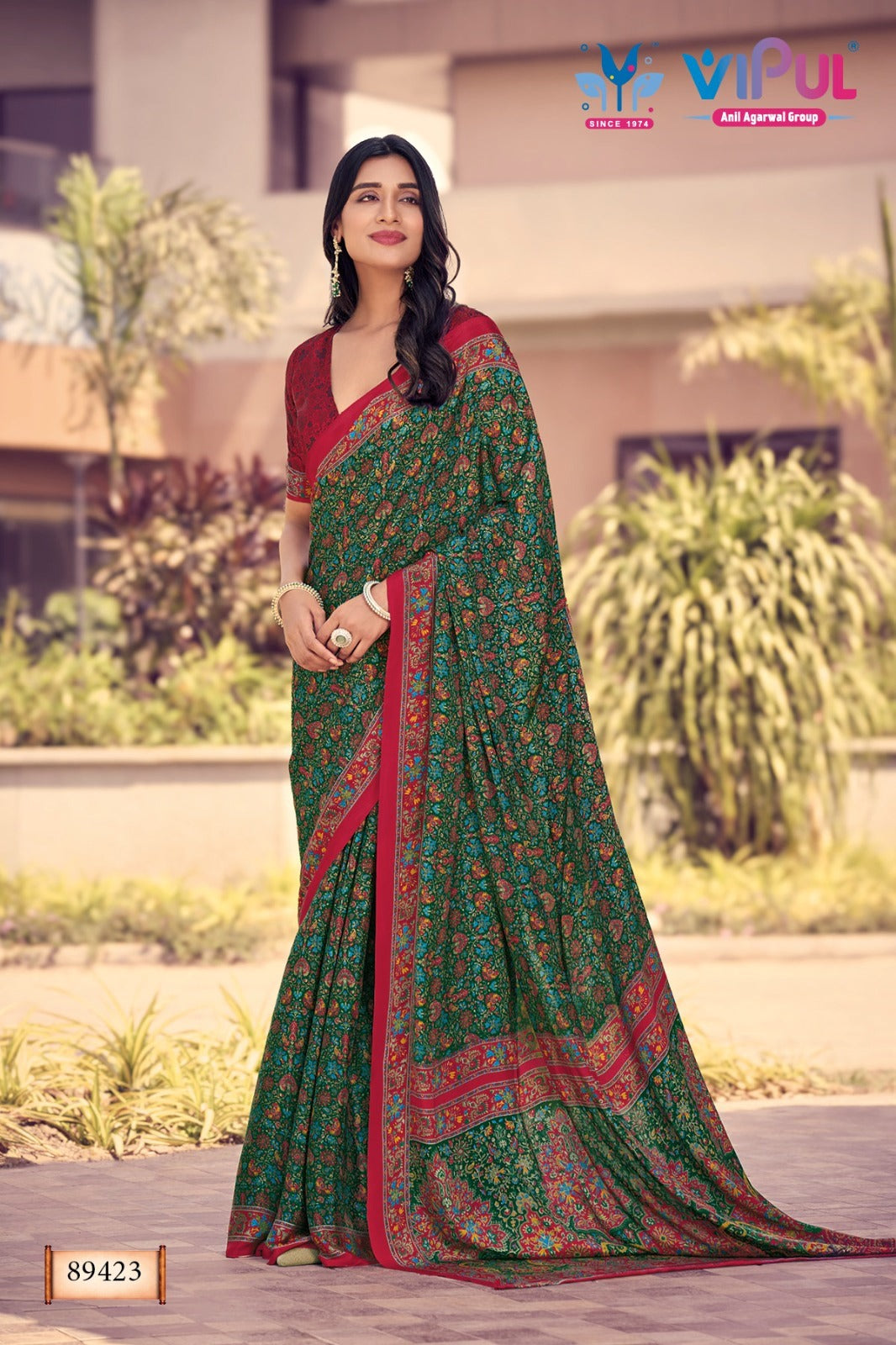 Heritage Silk Vol 12 Vipul Sarees Supplier Gujarat