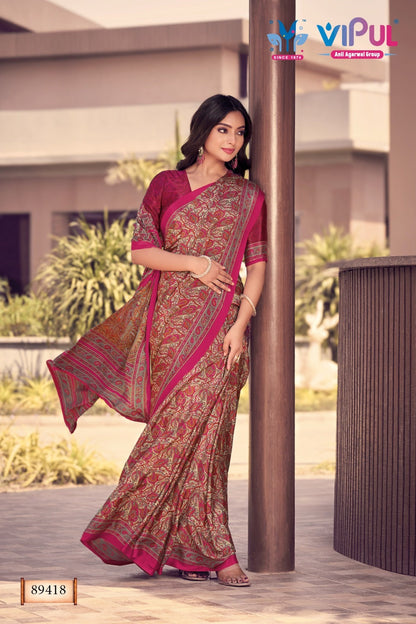 Heritage Silk Vol 12 Vipul Sarees Supplier Gujarat