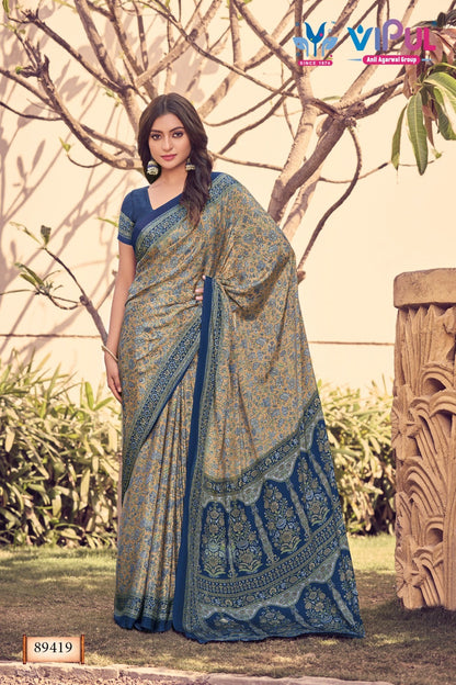 Heritage Silk Vol 12 Vipul Sarees Supplier Gujarat