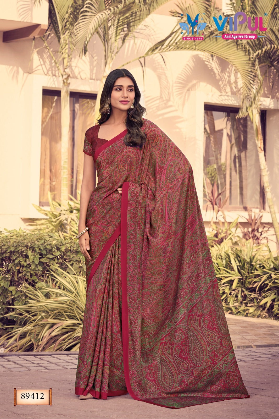 Heritage Silk Vol 12 Vipul Sarees Supplier Gujarat