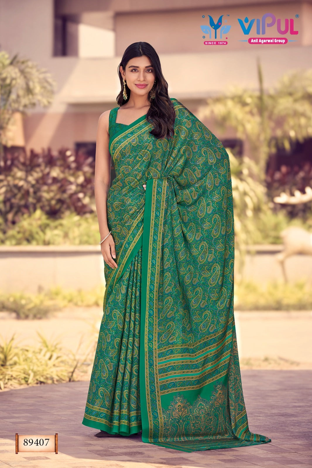 Heritage Silk Vol 12 Vipul Sarees Supplier Gujarat