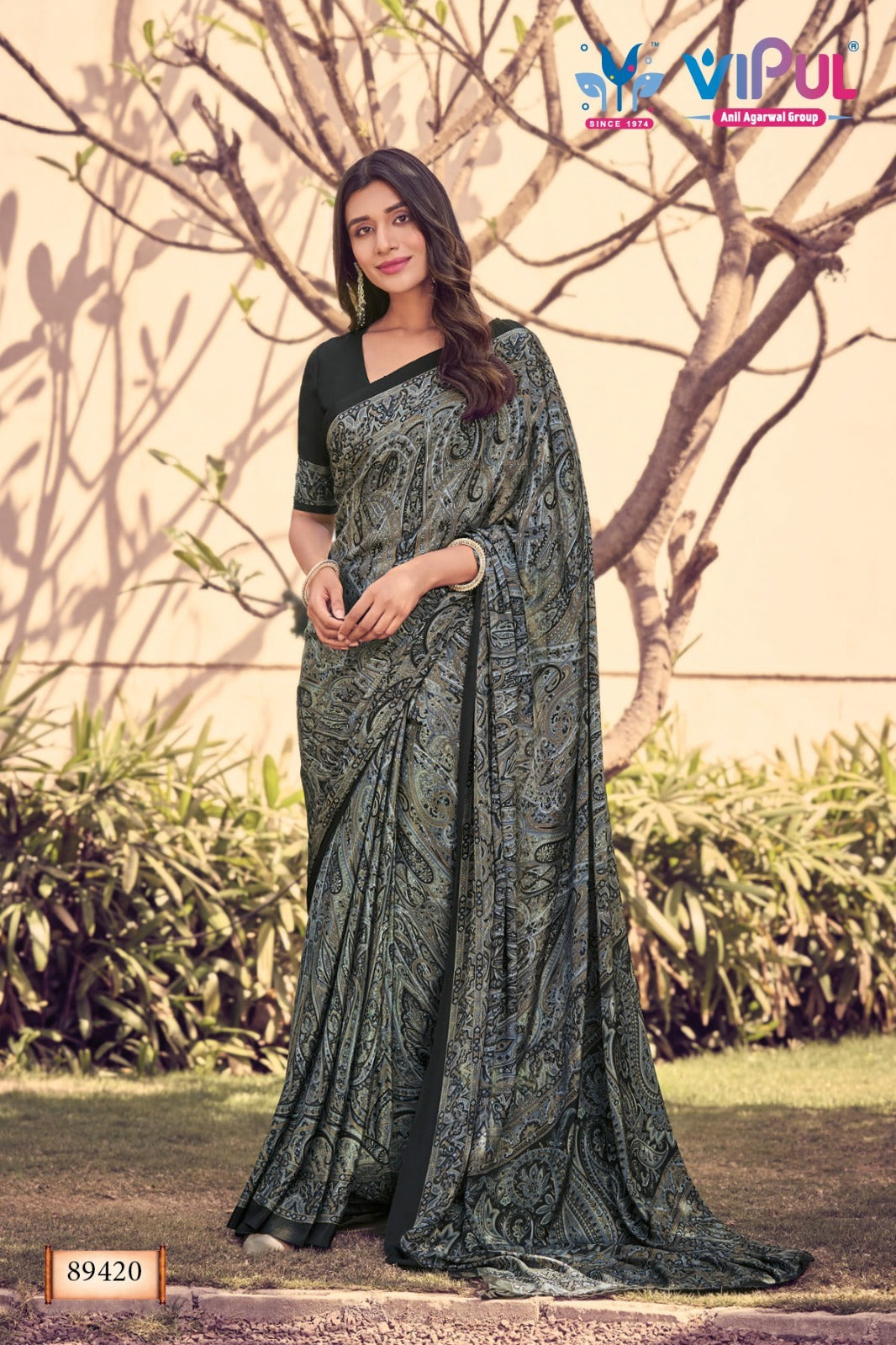 Heritage Silk Vol 12 Vipul Sarees Supplier Gujarat
