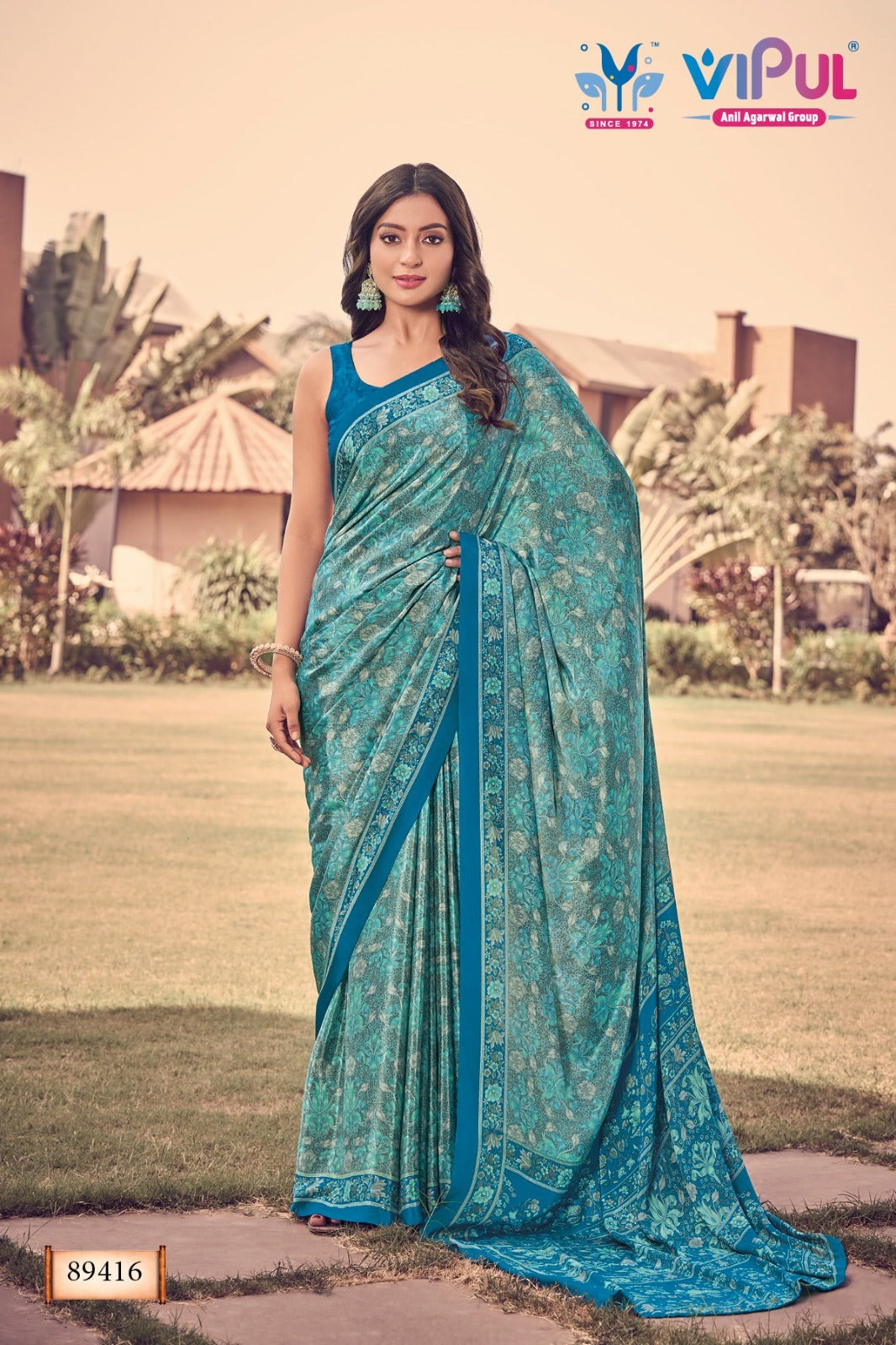 Heritage Silk Vol 12 Vipul Sarees Supplier Gujarat