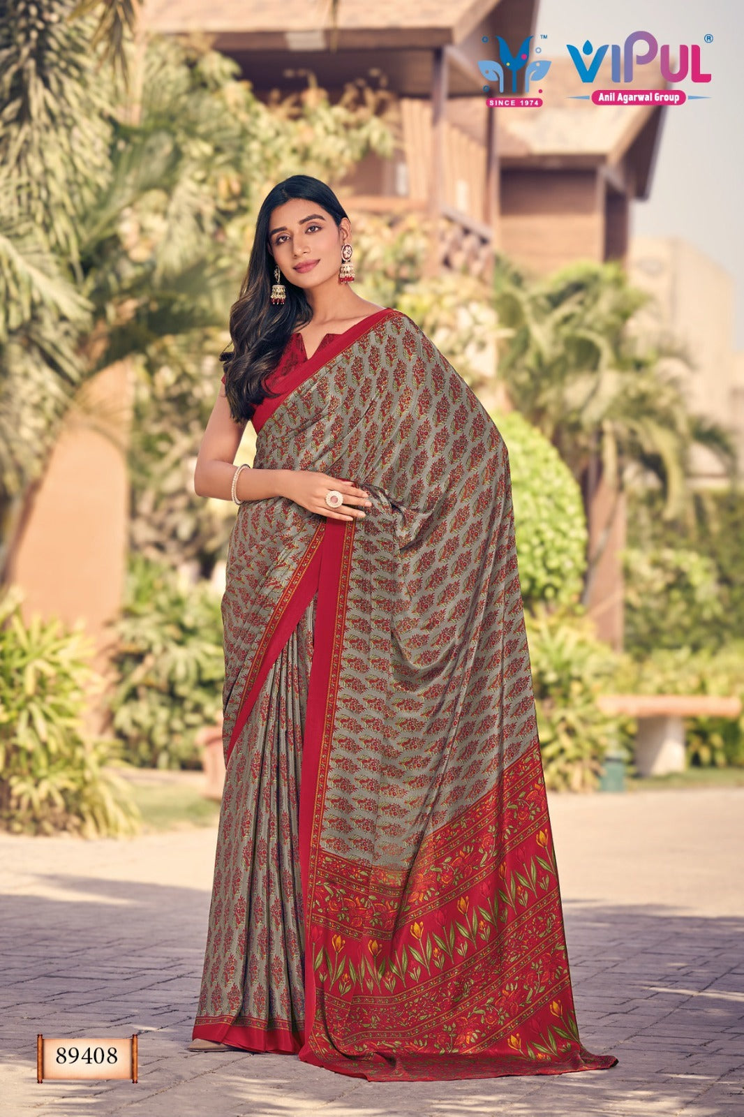 Heritage Silk Vol 12 Vipul Sarees Supplier Gujarat