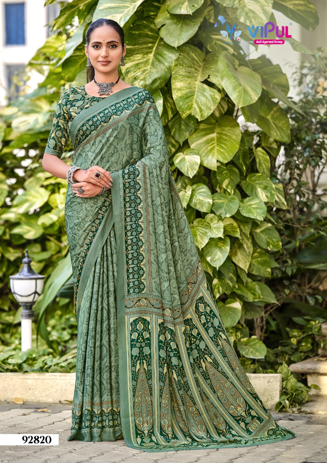 Heritage Silk Vol 13 Vipul Crepe Silk Sarees Wholesaler