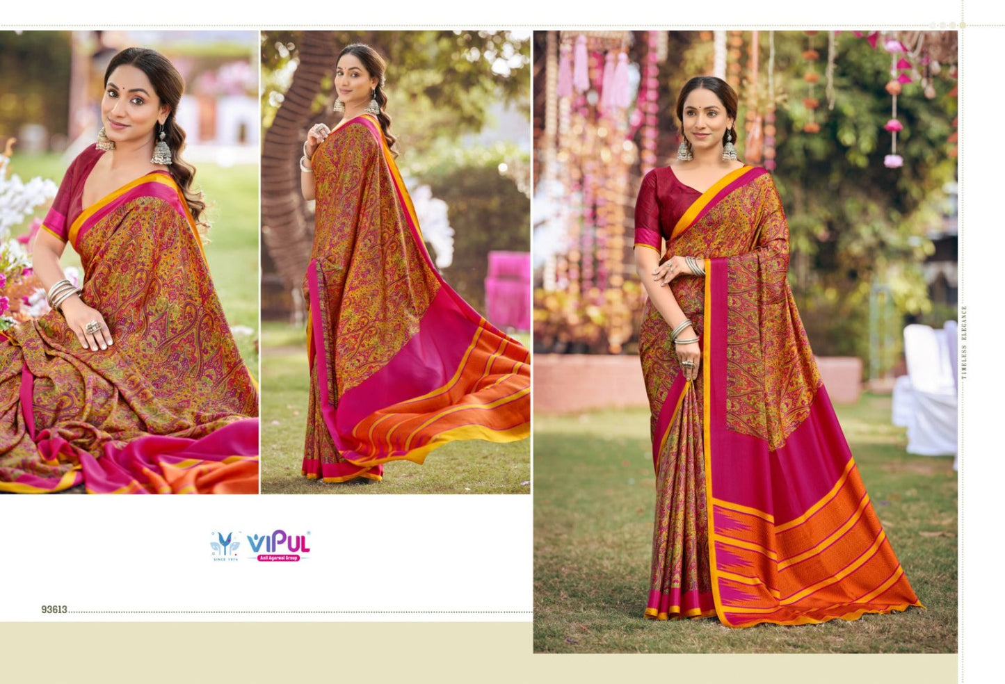 Heritage Silk Vol 14 Vipul Sarees Manufacturer Gujarat