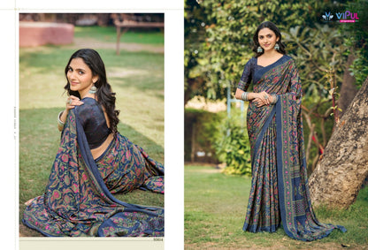 Heritage Silk Vol 14 Vipul Sarees Manufacturer Gujarat