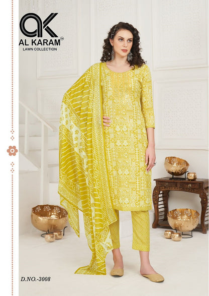Heritage Vol 3 Al Karam Karachi Salwar Suits Manufacturer India