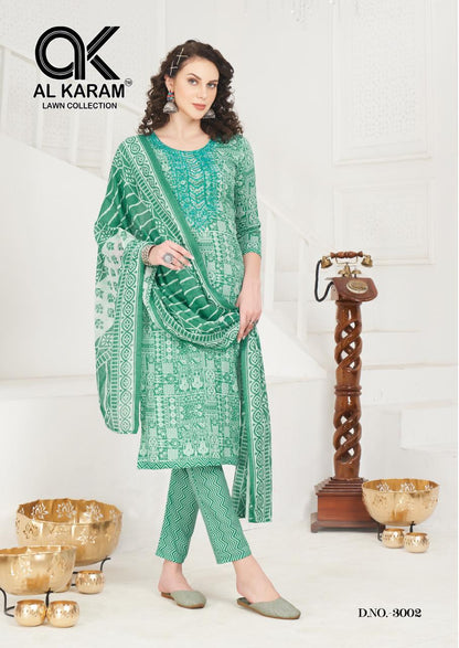 Heritage Vol 3 Al Karam Karachi Salwar Suits Manufacturer India