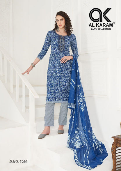 Heritage Vol 3 Al Karam Karachi Salwar Suits Manufacturer India