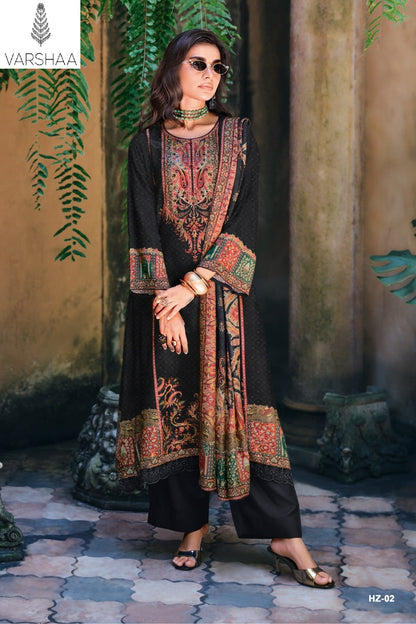 Heriz Varshaa Viscose Pant Style Suits Supplier Gujarat