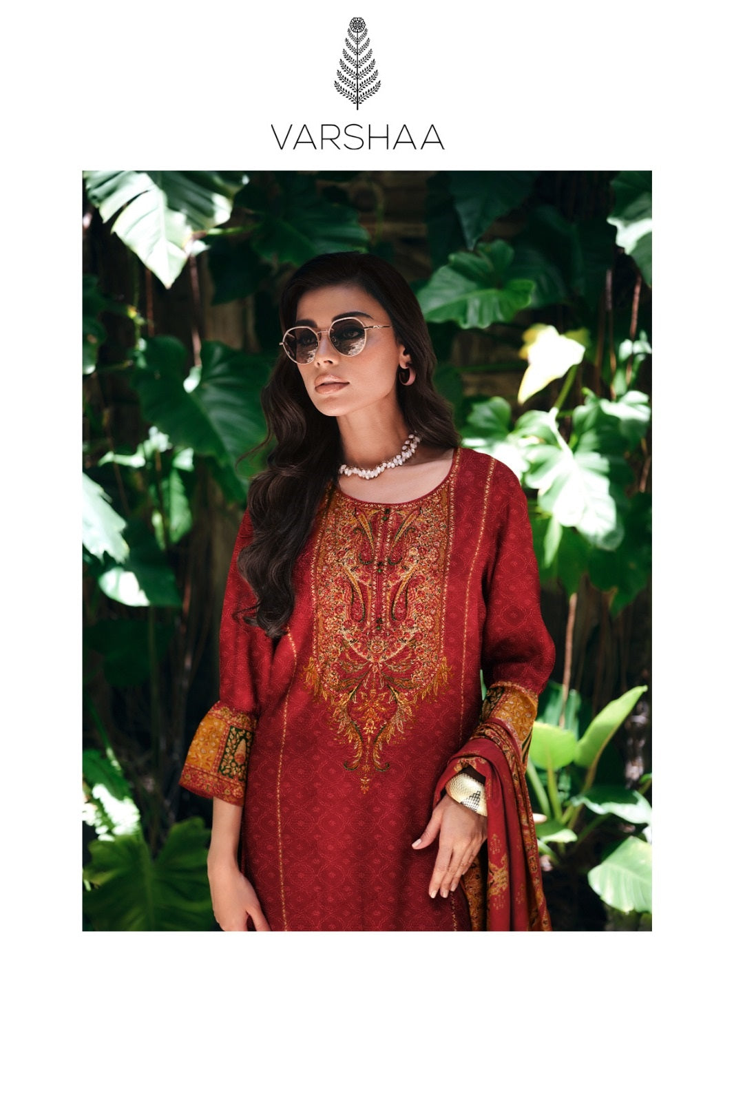 Heriz Varshaa Viscose Pant Style Suits Supplier Gujarat