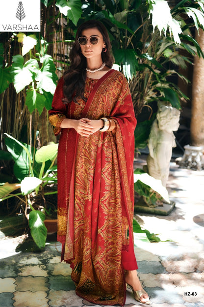 Heriz Varshaa Viscose Pant Style Suits Supplier Gujarat