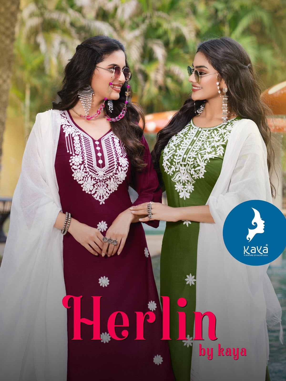 Herlin Kaya Reyon Readymade Pant Style Suits Manufacturer Gujarat