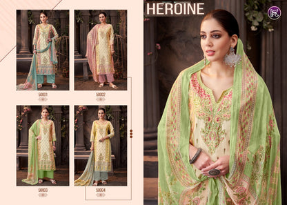 Heroine Kala Fashion Pure Modal Plazzo Style Suits Wholesaler