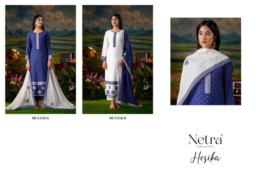 Hesika Netra Banarasi Pant Style Suits Wholesaler Gujarat