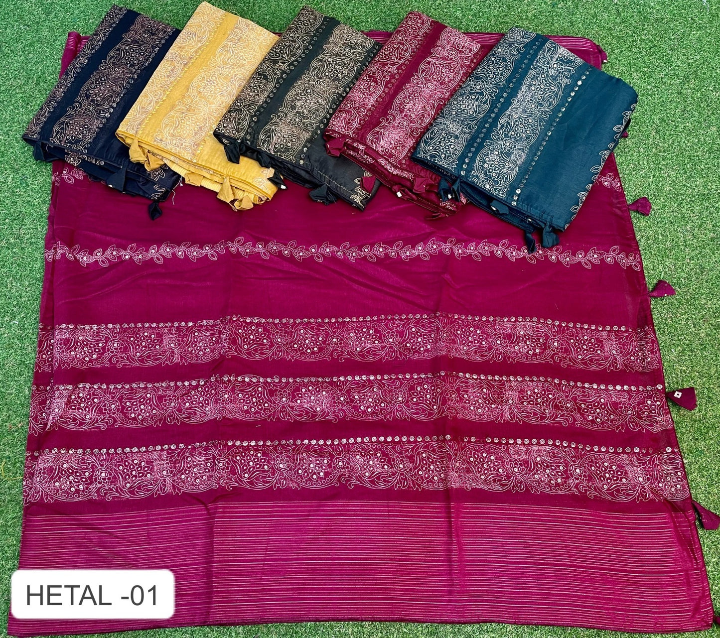 Hetal 01 Kalpveli Soft Cotton Sarees Manufacturer Gujarat