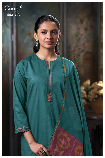Hetal S5217 Ganga Corduroy Pant Style Suits Wholesaler India