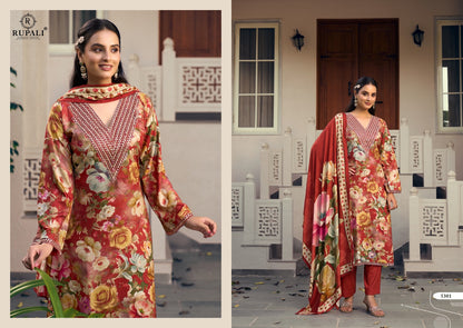 Hetvi Rupali Viscose Pashmina Suits Supplier Ahmedabad