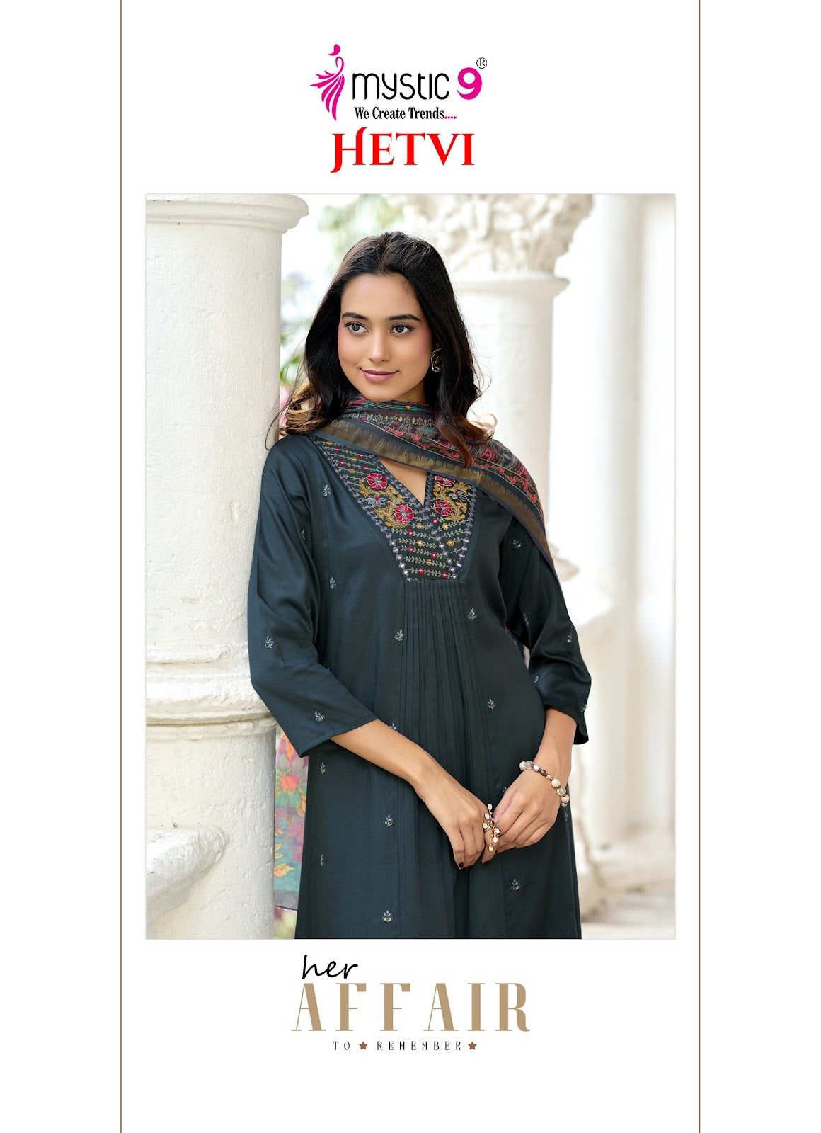 Hetvi Vol 1 Rakshabandhan Special Mystic 9 Gaji Silk Readymade Anarkali Suits Exporter India