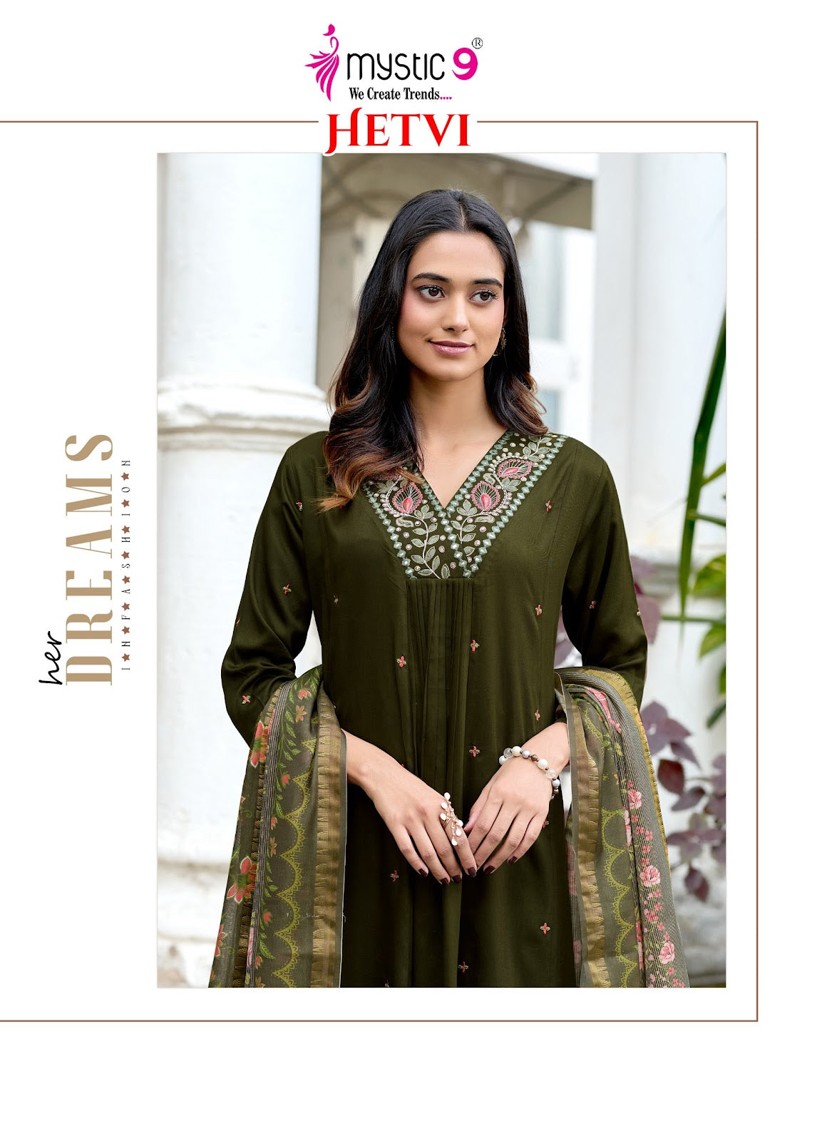 Hetvi Vol 1 Rakshabandhan Special Mystic 9 Gaji Silk Readymade Anarkali Suits Exporter India