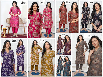 Hevin 0406 Jnx Berlin Kurti Pant Set Wholesaler