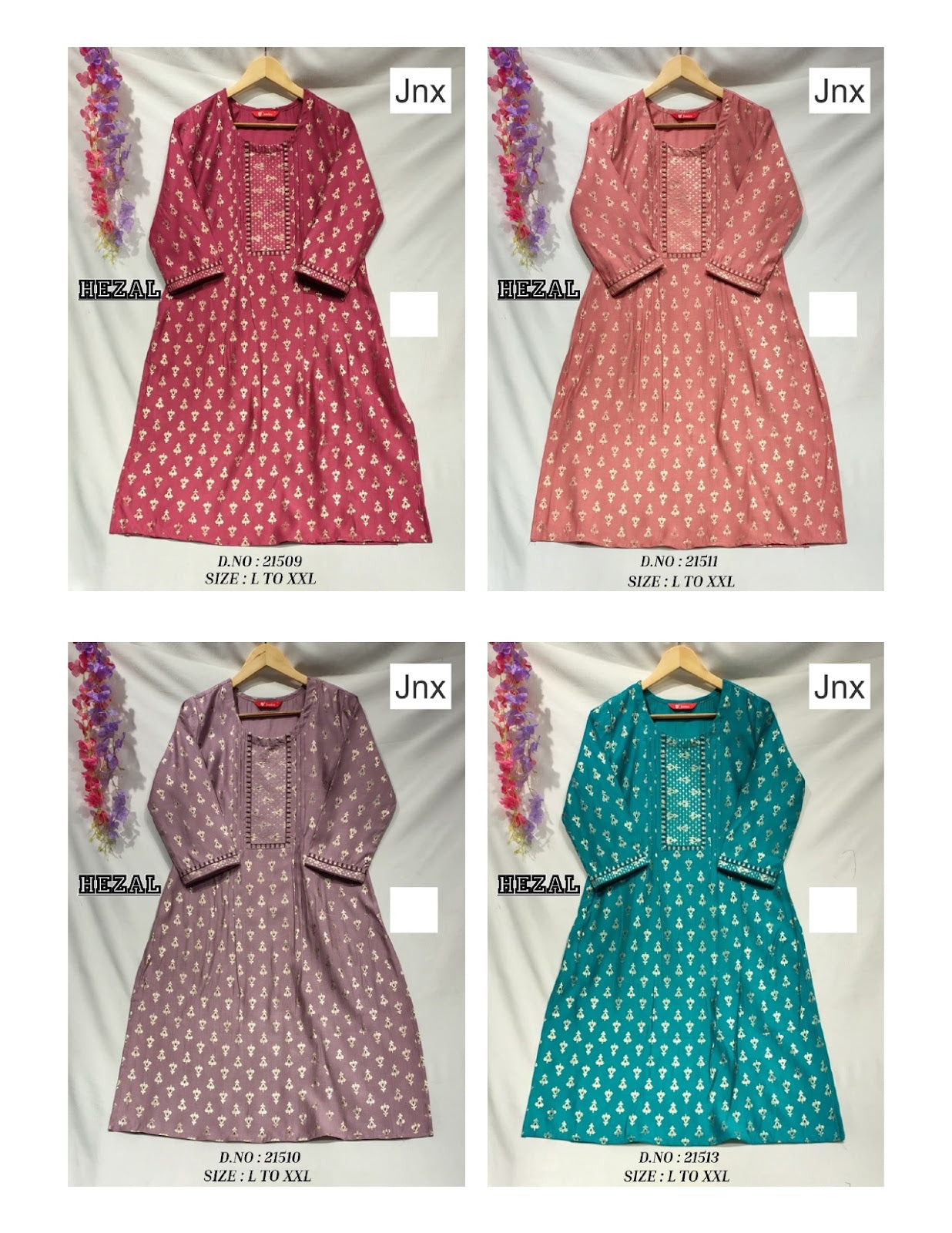 Hezal Jnx Kurti With Pocket Exporter India