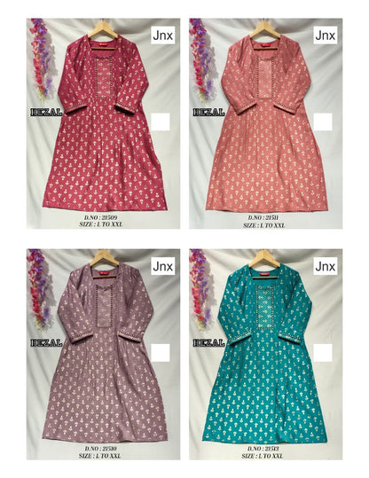Hezal Jnx Kurti With Pocket Exporter India