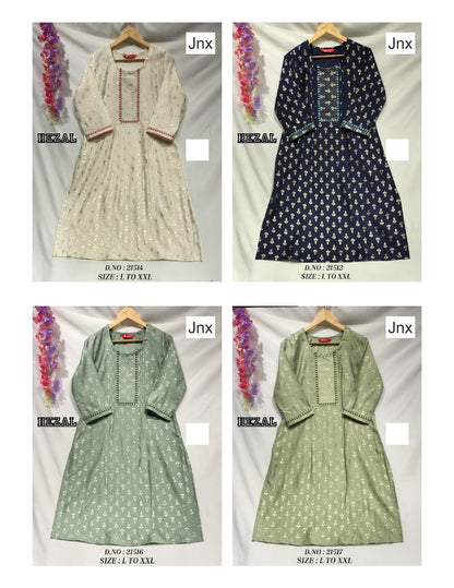 Hezal Jnx Kurti With Pocket Exporter India